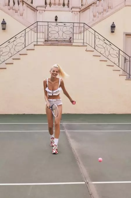 Daphne Groeneveld Sizzles in For Love & Lemons Spring '19 Swim