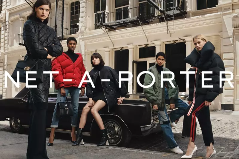 Net-a-Porter taps model Charlee Fraser, Amilna Estevao, Sofie Hemmet, Pooja Mor da Julia Van Os don kamfen-hunturu 2016