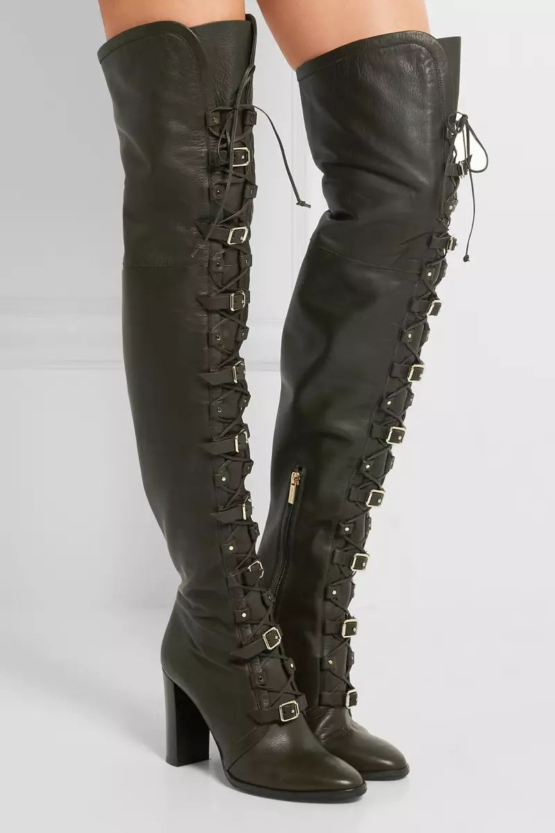 Jimmy Choo Maloy Fata Sama-da-Knee Boots