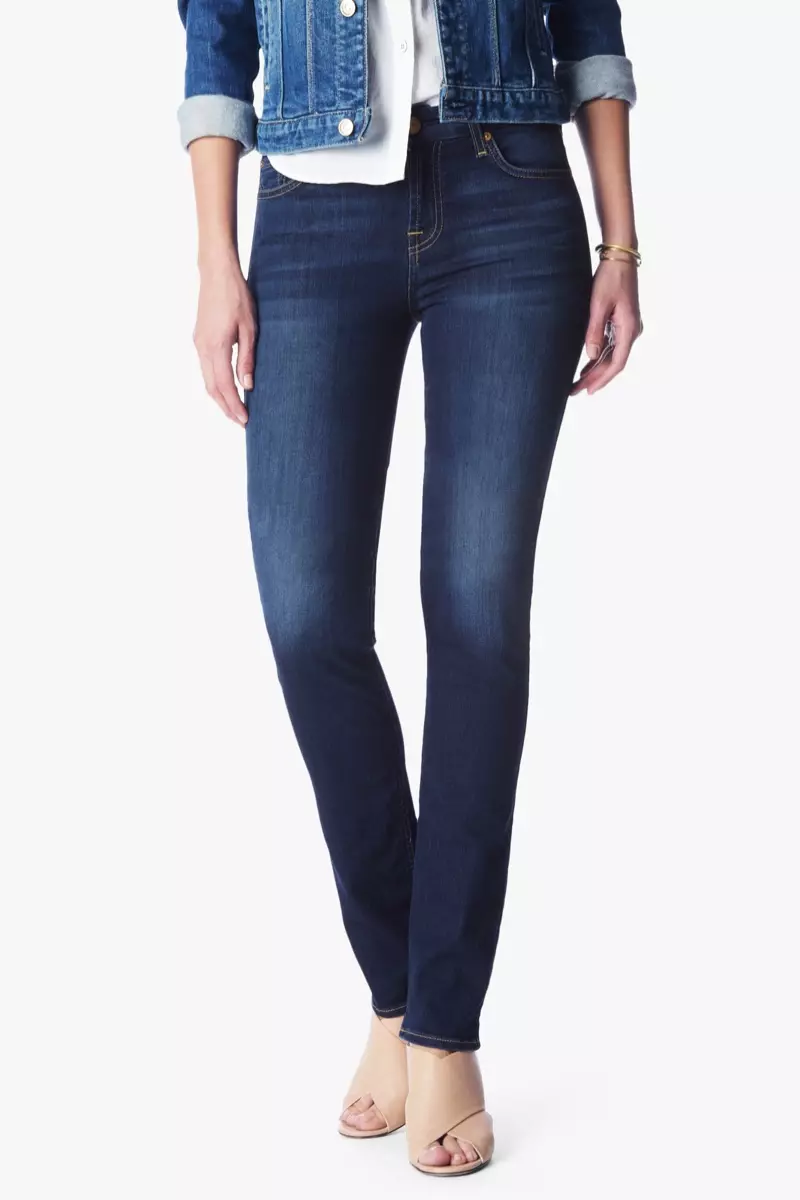 7 for All Mankind B(air) Denim Kimmie Straight en duchesse