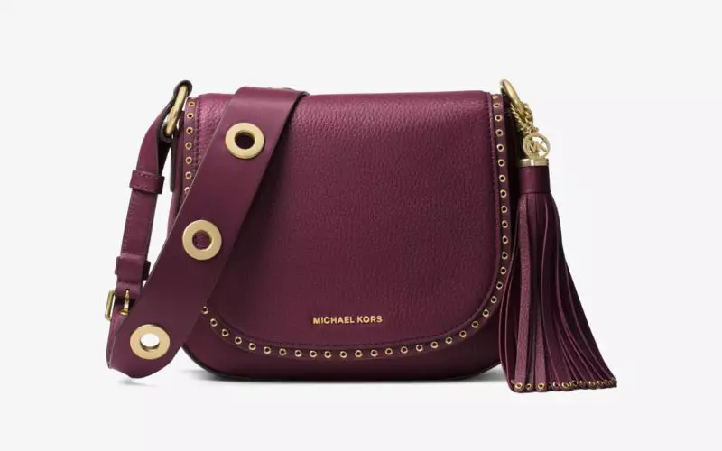 MICHAEL Michael Kors Brooklyn Large Grommet Leather Feed Bag