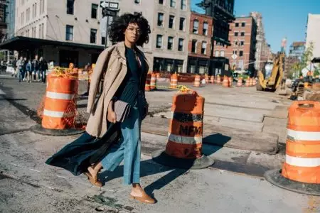 Solange Knowles, Nina Agdal saíron á rúa pola campaña de Michael Kors