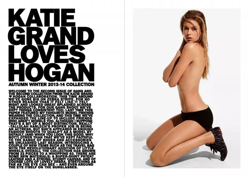 Cara Delevingne, Doutzen Kroes y más frente a la colección Katie Grand x Hogan F/W 2013