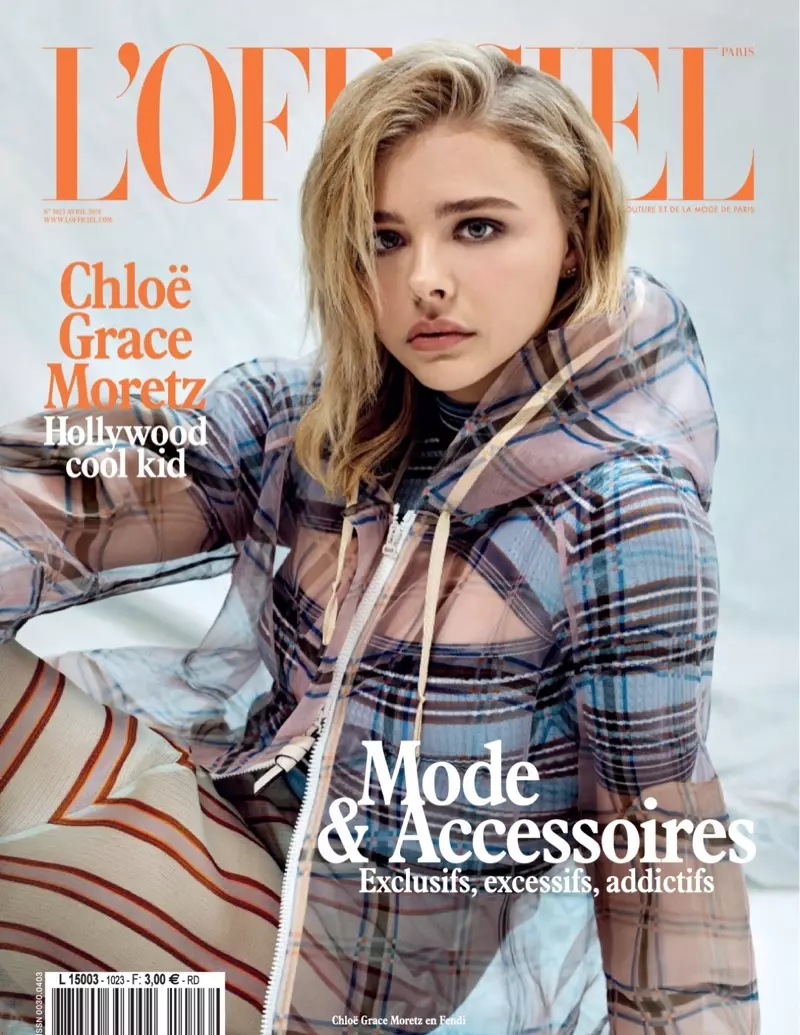 Cloe Grace Moretz | L'Officiel París | 2018 | Sesión de fotos de portada