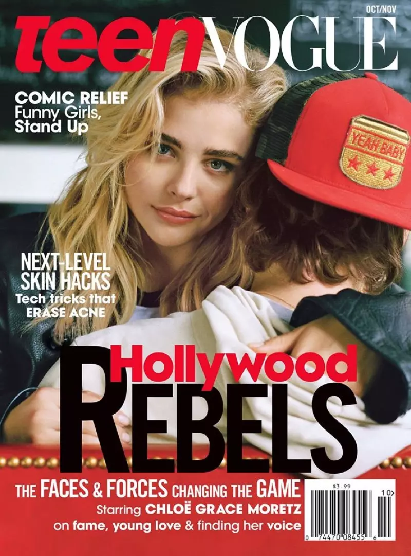 Chloe Grace Moretz na portada de Teen Vogue outubro-novembro de 2016