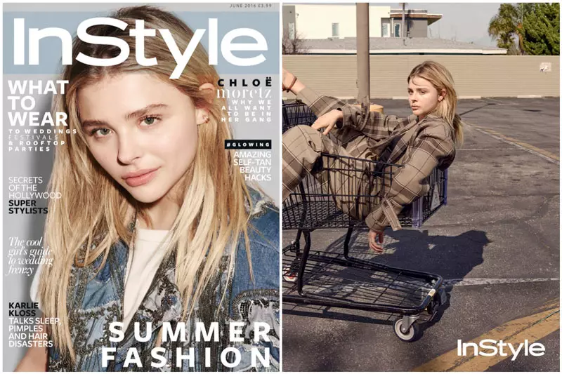 عکس های Chloe Grace Moretz InStyle UK ژوئن 2016