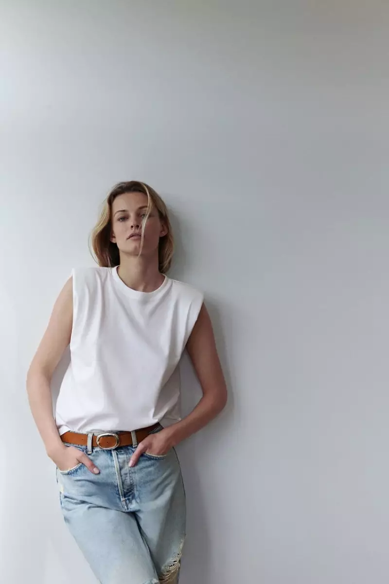 Edita Vilkeviciute Stären an Zara Fréijoer-Summer 2020 Arrivée.