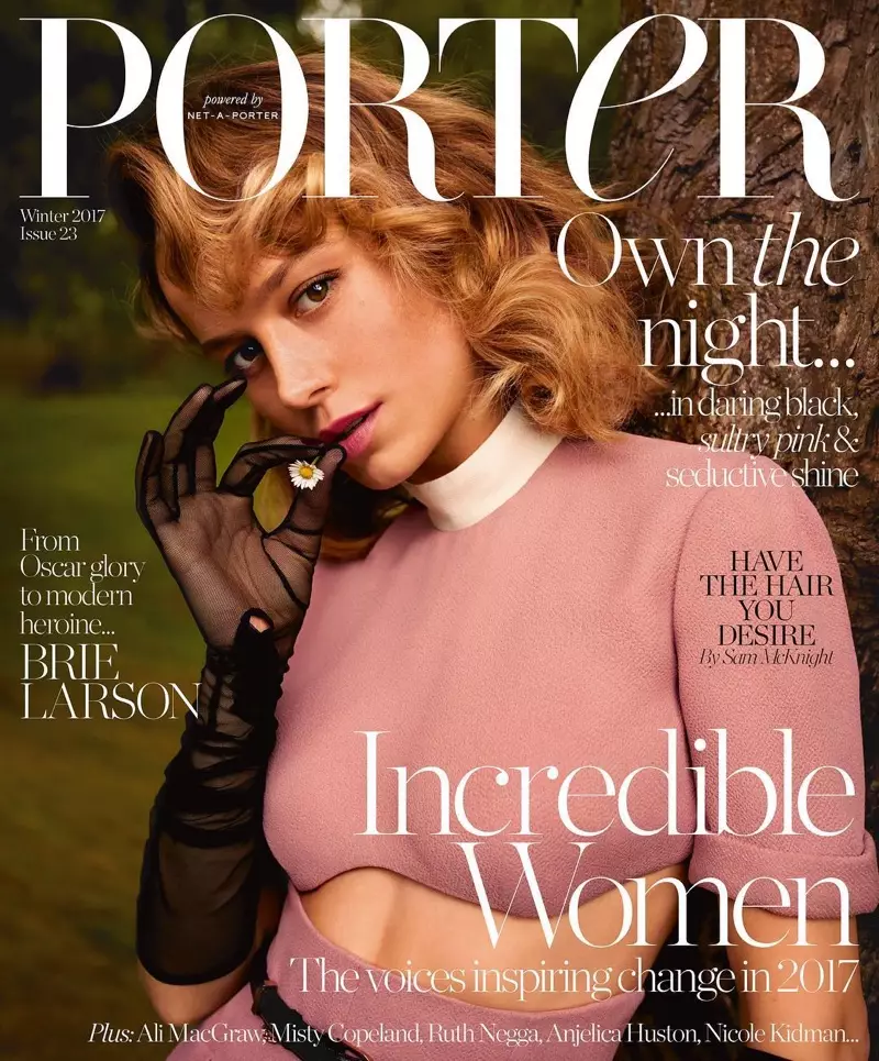 Brie Larson sa PORTER Magazine Winter 2017 Cover