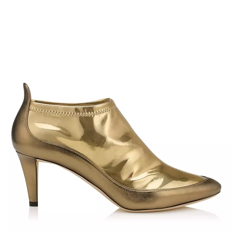 Μποτάκια Jimmy Choo Dierdre 65 Light Metallic Nappa Stretch Booties