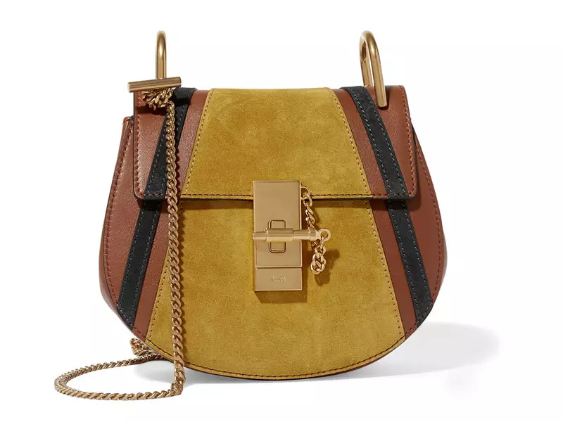 Chloe Drew Obere Akpụkpọ anụ & Akpa Ubu Suede