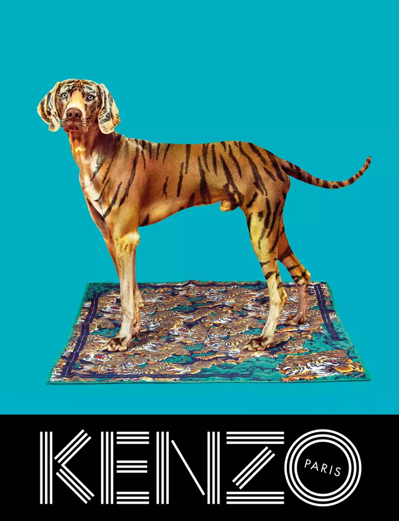 Kenzo 與菊地凜子一起為 2013 年秋季廣告大片擁抱幻想