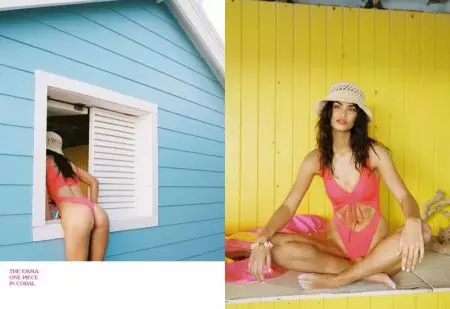 Robin Holzken na-achụ anyanwụ maka oge opupu ihe ubi Frankies Bikinis 2020