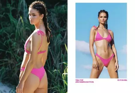 Robin Holzken jahtaa aurinkoa Frankies Bikinis -keväällä 2020