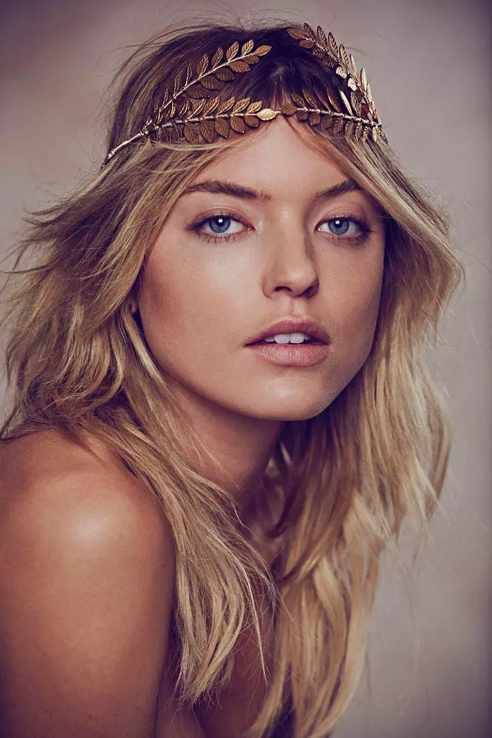 Martha Hunt Charms in Free People's Holiday 2013 Shoot