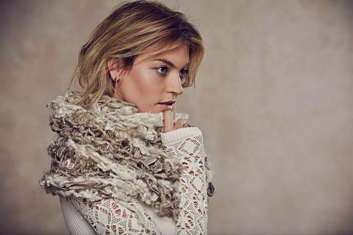 Martha Hunt Charms in Free People's Holiday 2013 Shoot