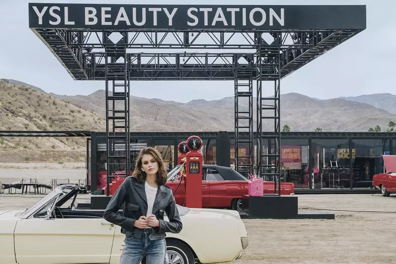 YSL meluncurkan kampanye Beauty Station dengan Kaia Gerber