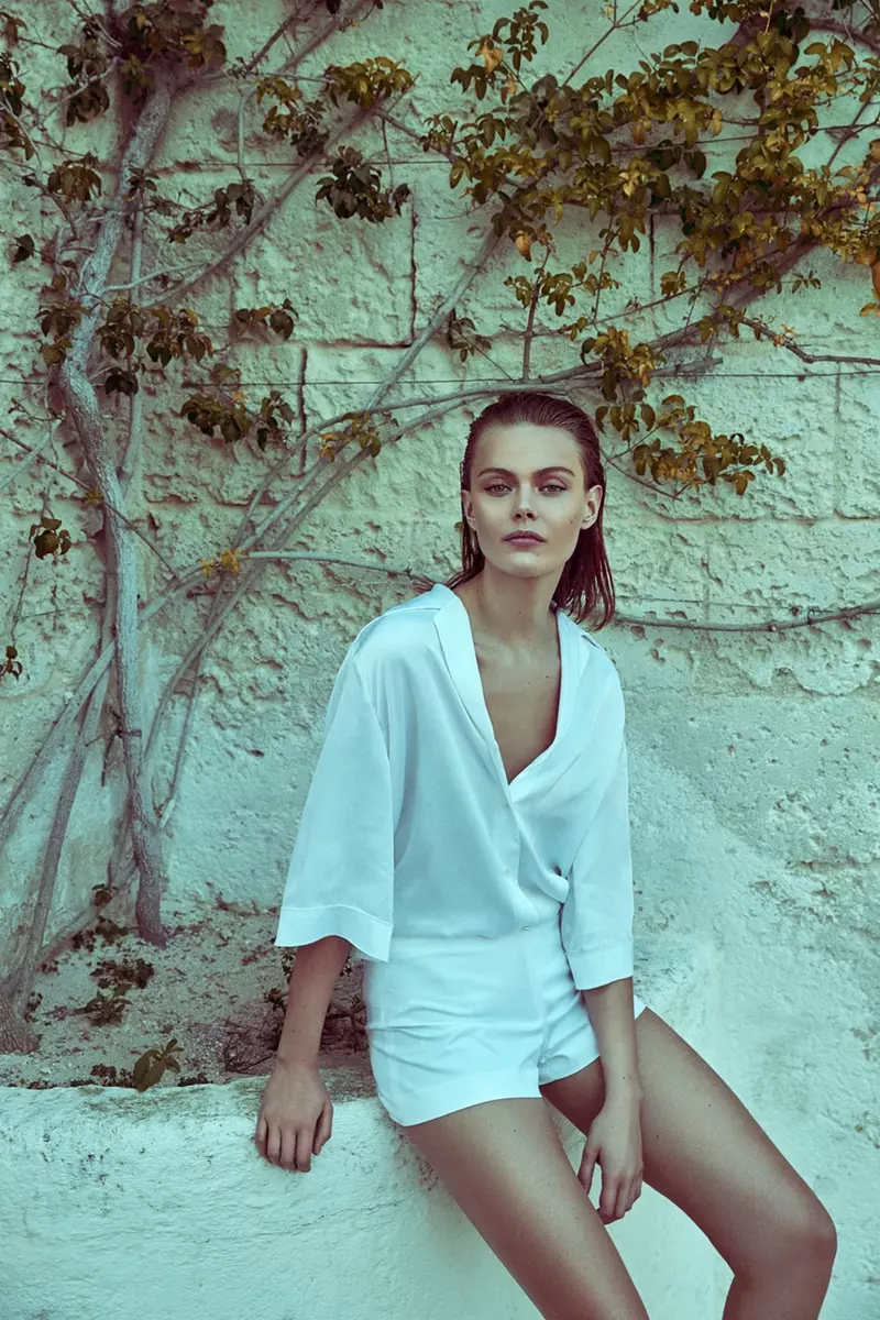 Frida Gustavsson modelirala je casual ljetni stil za ELLE Švedska