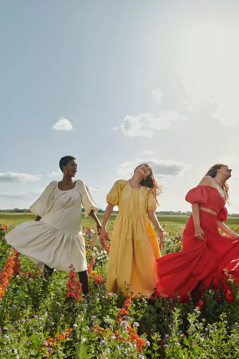 Andreea, Oumie & Kaya Chase the Sun in Mango 'Life in Bloom' Kampanja