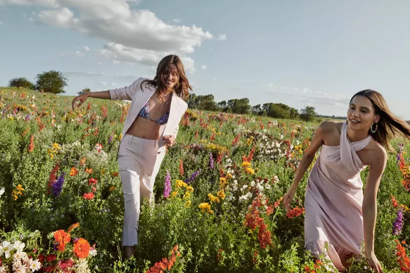 Andreea, Oumie og Kaya Chase the Sun i Mango 'Life in Bloom'-kampanjen