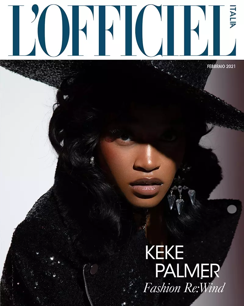 Keke Palmer auf L'Officiel Italien Februar 2021 Cover. Foto: Quintin und Ron