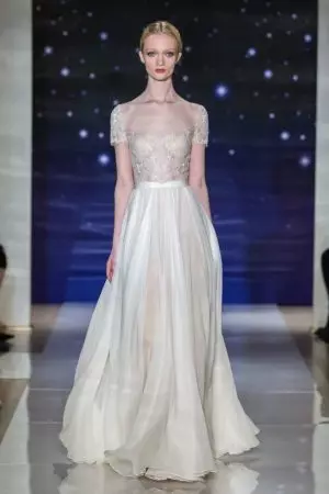 Reem Acra fa ricami incantati per la sposa primaverile