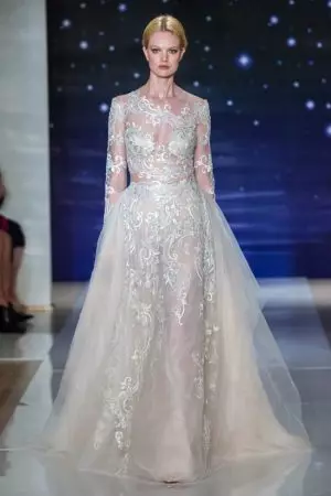 I-Reem Acra Ifekethiswa Nge-Embroidery Ye-Spring Bridal