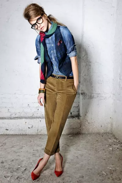 Барбара Палвин DSquared2 Pre-Fall 2012, авторы Лоренцо Маркуччи