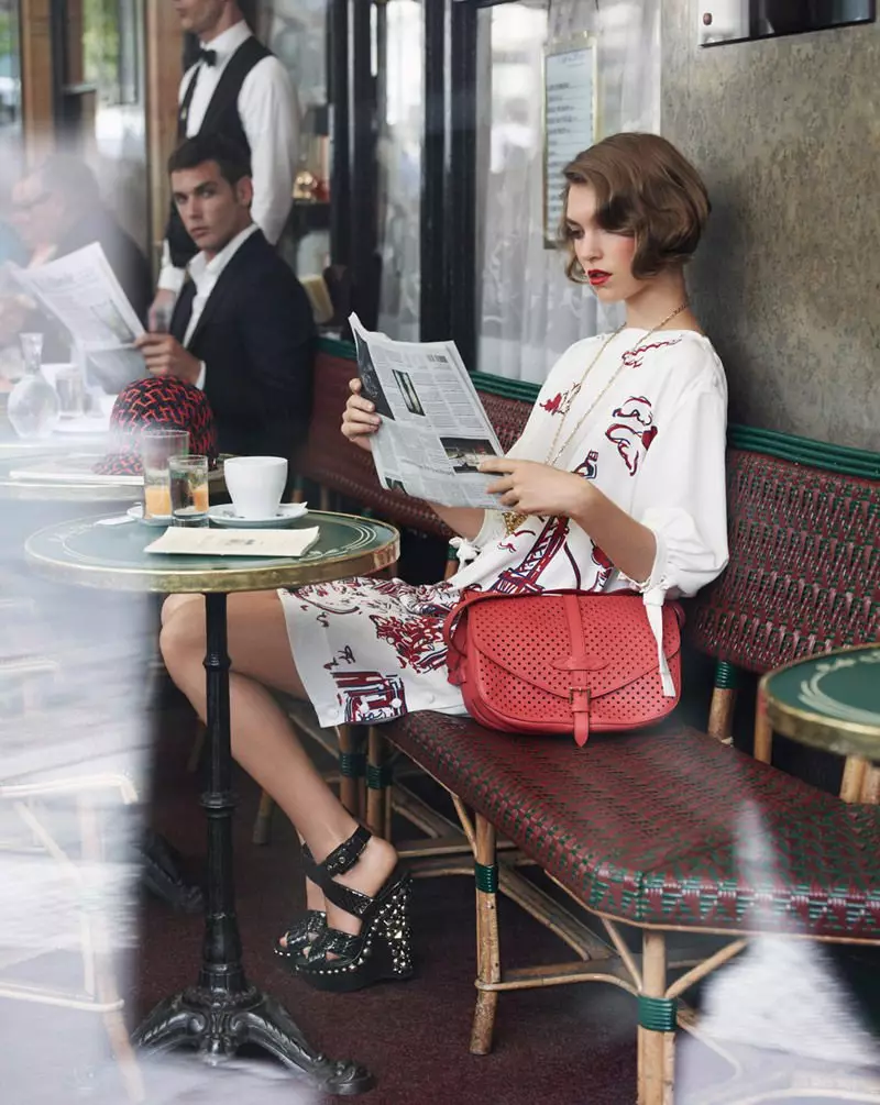 Arizona Muse fir Louis Vuitton Cruise 2012 Katalog vum Mark Segal