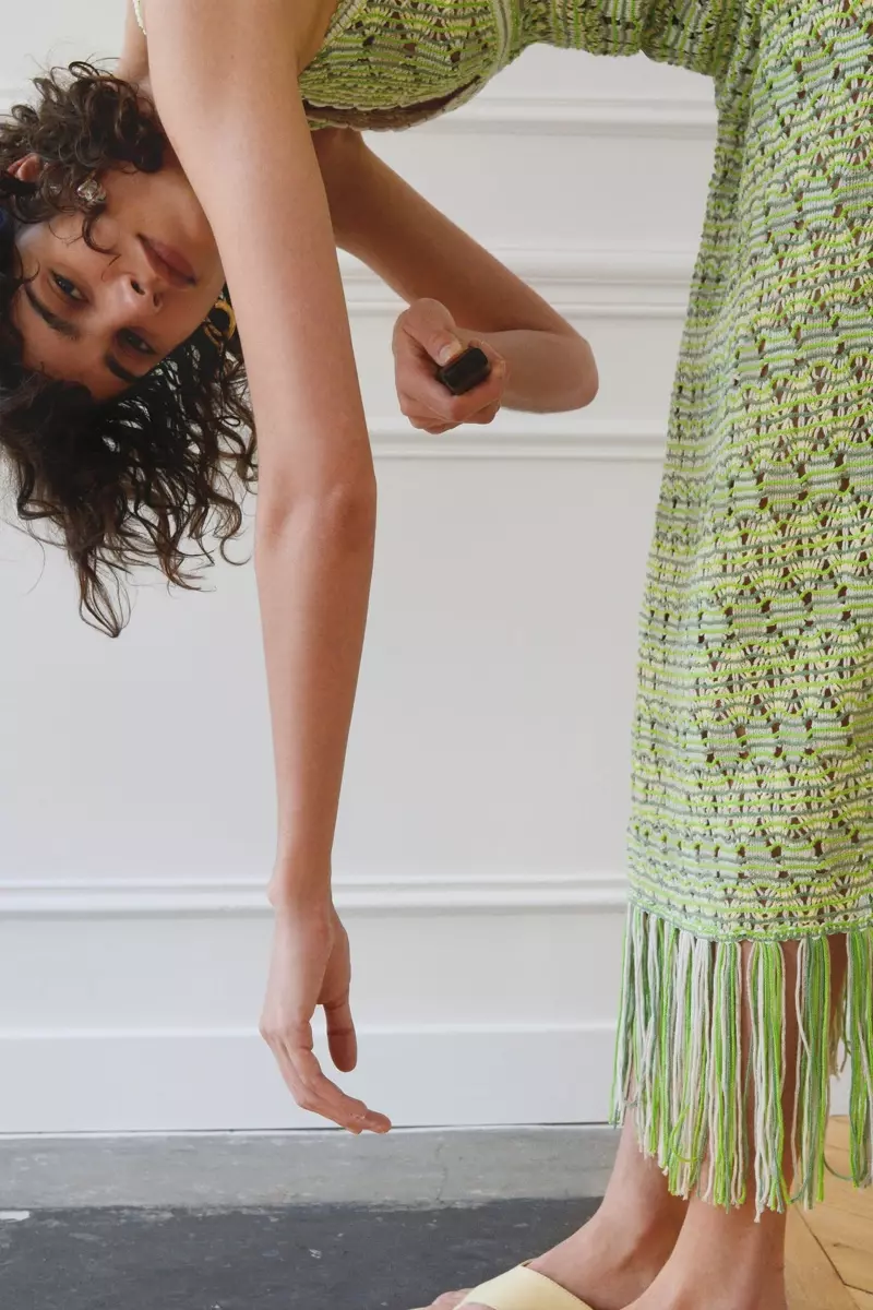Mica Arganaraz Models Zara's Vibrant Summer Looks