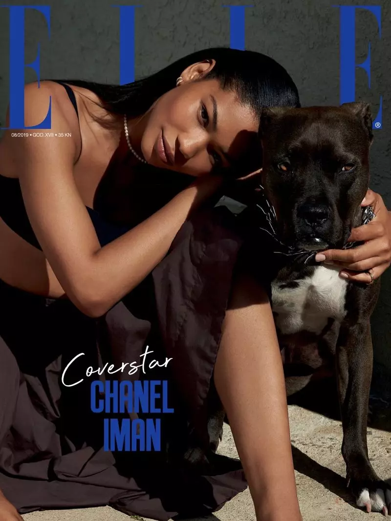 Chanel Iman poserer i solfylte stiler for ELLE Croatia