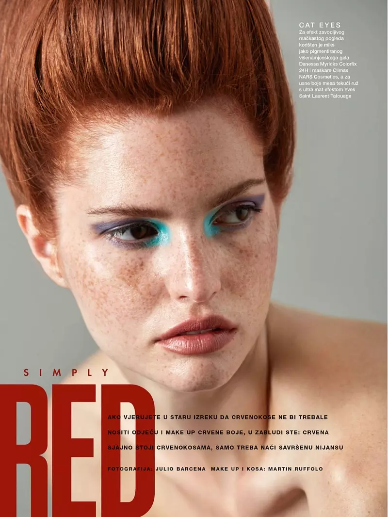 Mariangela Bonanni Models Refreshing Beauty para sa ELLE Croatia