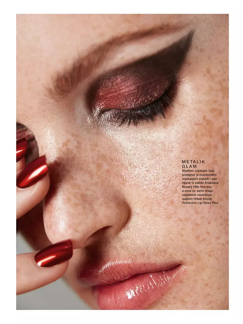 Mariangela Bonanni Models Refreshing Beauty para sa ELLE Croatia