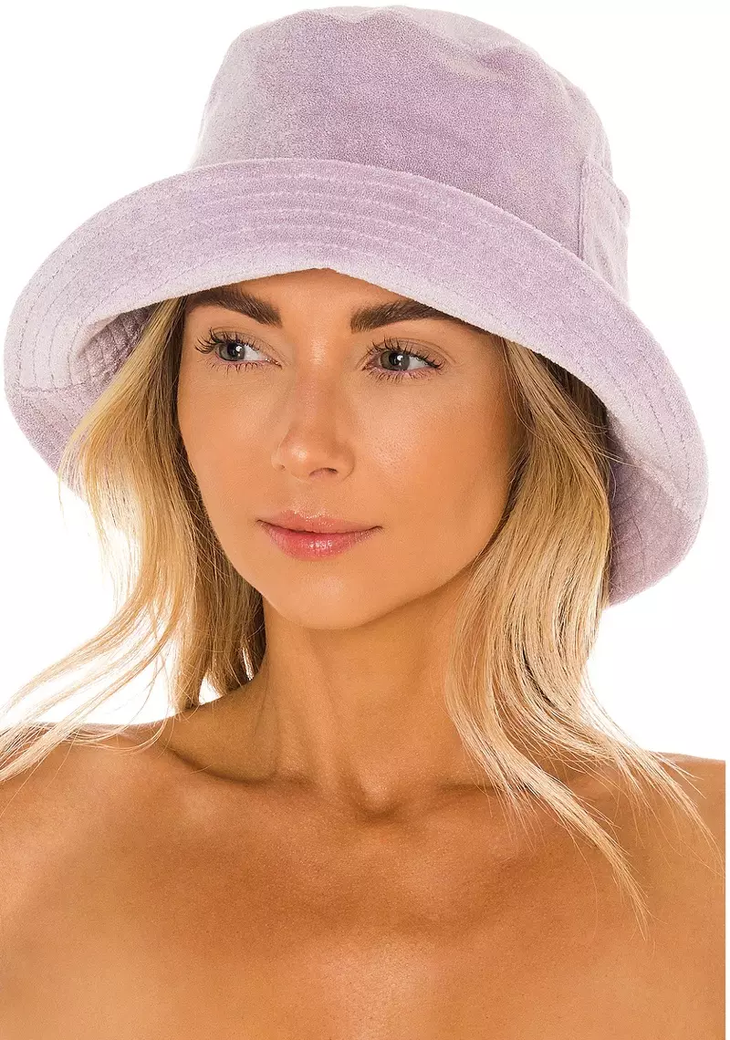 Czapka Bucket Color Wave w Lavender Terry $99