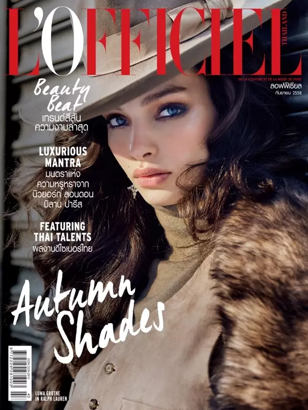 Luma Grothe leikur í L'Officiel Thailand forsíðusögu eftir Paul de Luna