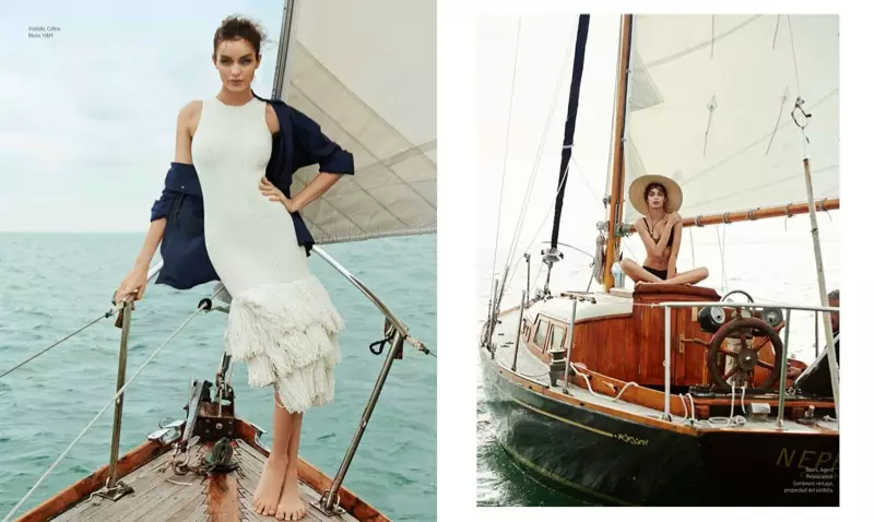 Nautical Style: Luma Grothe Poses para kay Danny Cardozo sa Harper's Bazaar Mexico