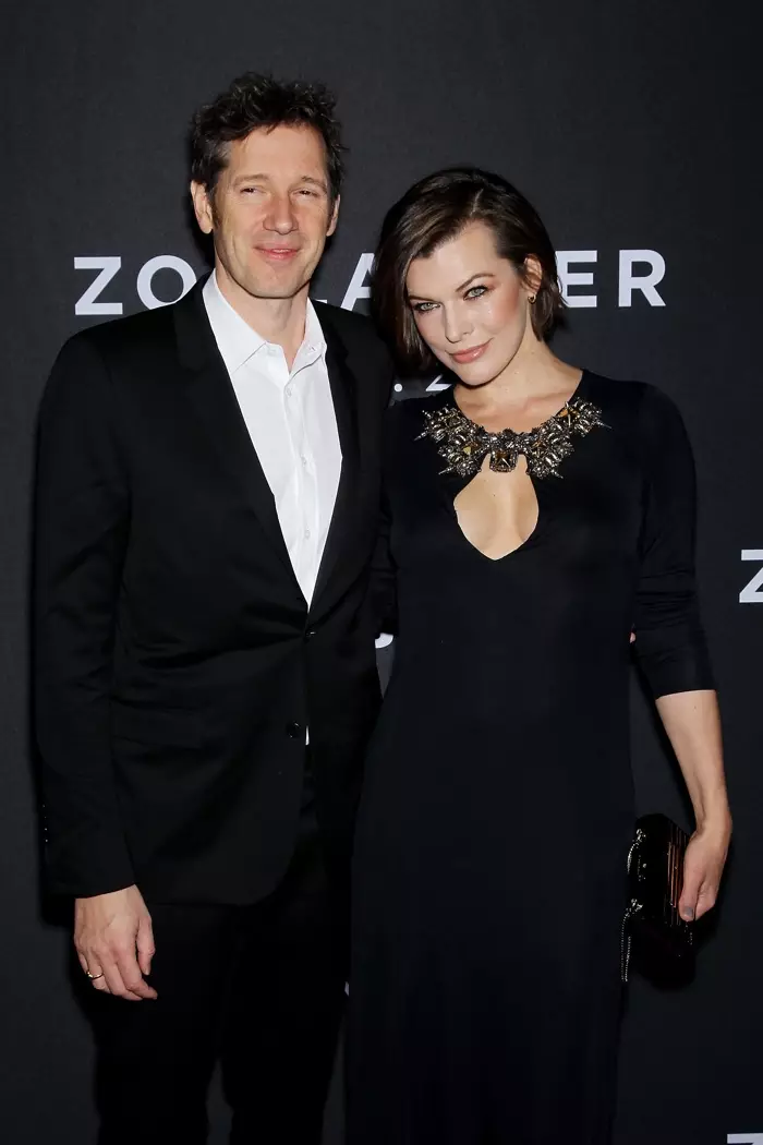 Milla Jovovich participă la premiera din New York a filmului Zoolander 2 împreună cu soțul ei Paul W.S. Anderson. Foto: Dave Allocca / StarPix