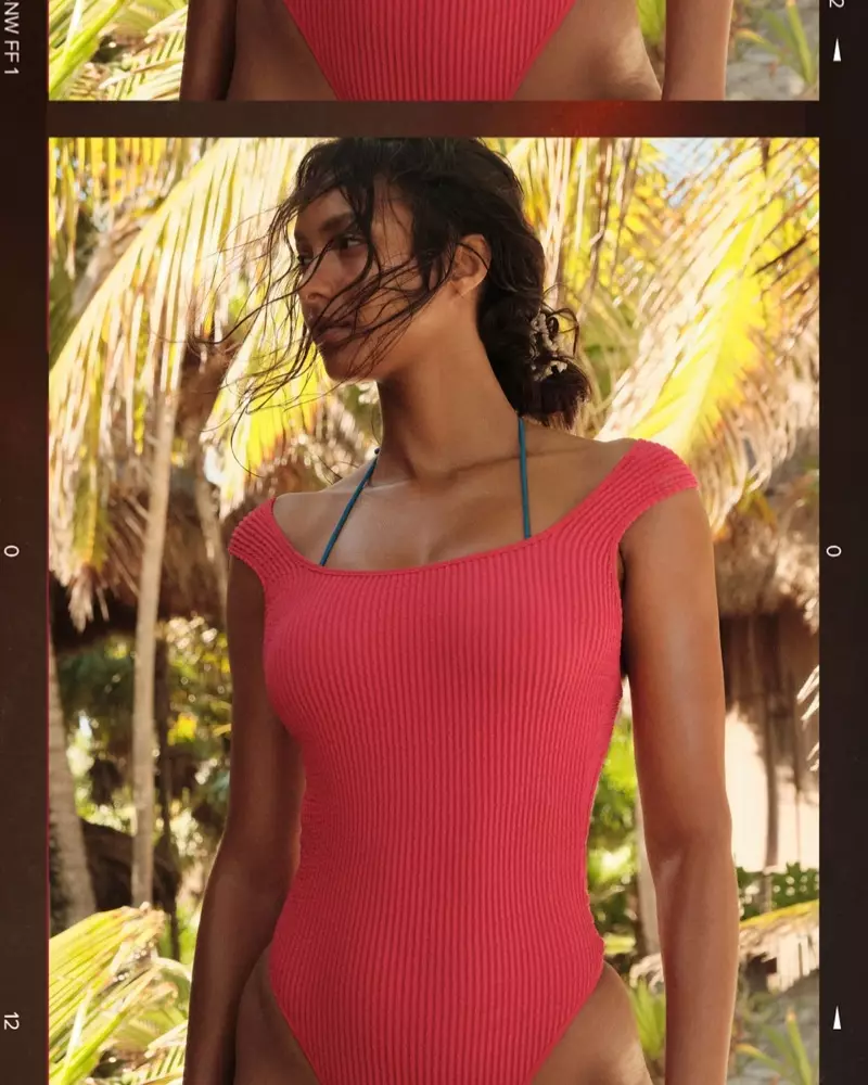 Tropic of C Scorpio one-piece i hot pink.