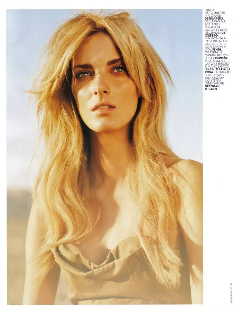 Denisa Dvorakova by Laura Sciacovelli | Marie Claire Italia Adar 2010