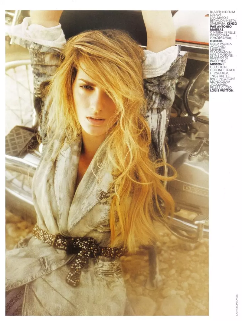 Denisa Dvorakova ni Laura Sciacovelli | Marie Claire Italia Marso 2010