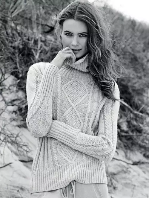 Behati Prinsloo Yn Clyd yn Hysbysebion Stefanel's Fall 2013