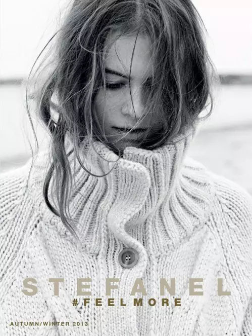 Behati Prinsloo รู้สึกอบอุ่นในโฆษณาฤดูใบไม้ร่วงปี 2013 ของ Stefanel