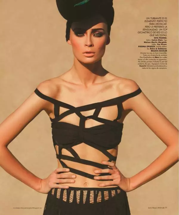 Tiiu Kuik troch Alexander Neumann foar Harper's Bazaar Mexico juny 2010