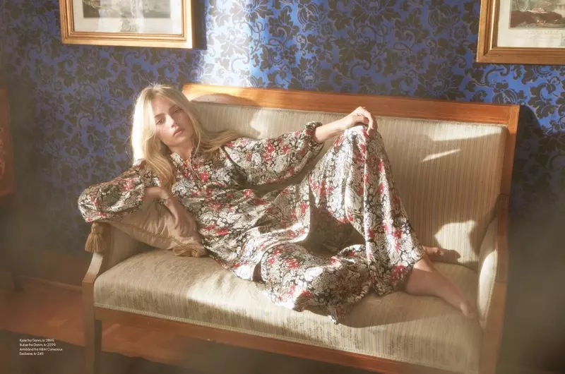 Emma Ellingsen modela looks Boho Chic para ELLE Noruega