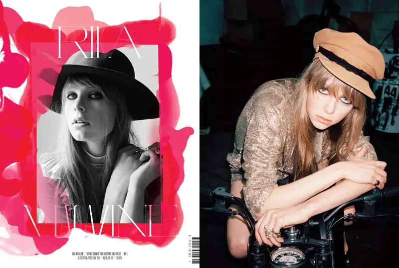 Edie Campbell avy amin'i Ami Sioux ho an'ny Rika Magazine S/S 2012