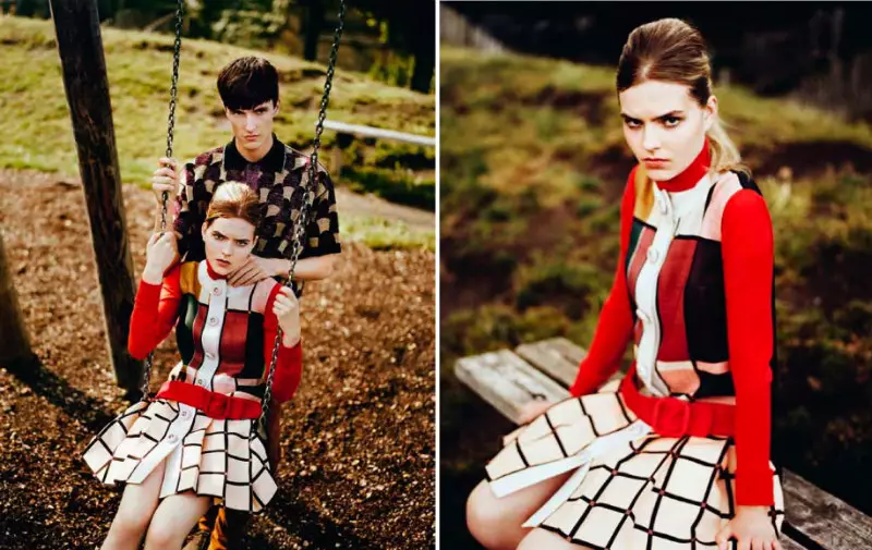 Ensembles jumeaux par Mark Kean pour Sleek Magazine