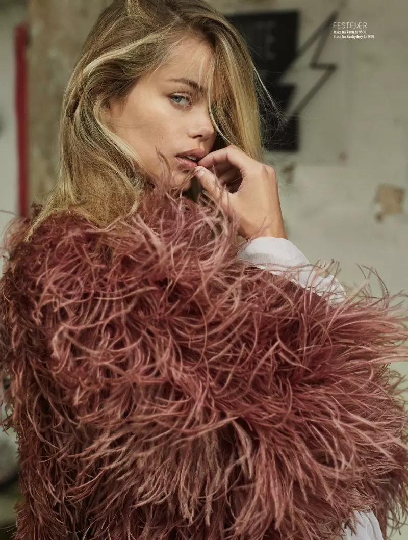 Frida Aasen i dTréithe an tSéasúir Nua do ELLE Iorua