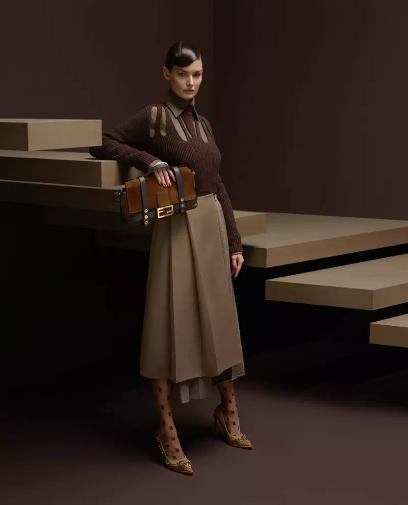 Ophelie Guillermand a Fendi 2019-es őszi-téli kampányának főszereplője