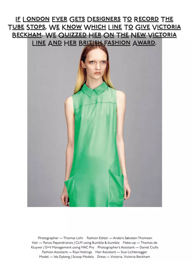 Dansk S/S 2012 အတွက် Thomas Lohr မှ Ida Dyberg