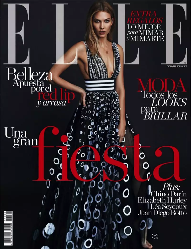 Karlie Kloss akan ELLE Spain Disamba 2016 Cover