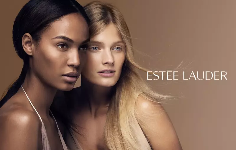 Joan Smalls + Constance Jablonski Wow en Estee Lauder Images